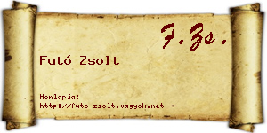 Futó Zsolt névjegykártya